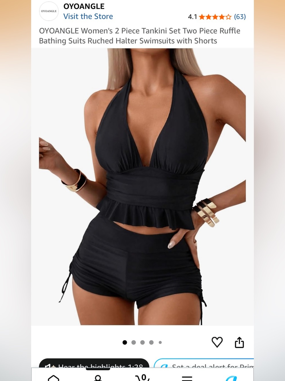 NWT 2 Piece Swimsuit (L)